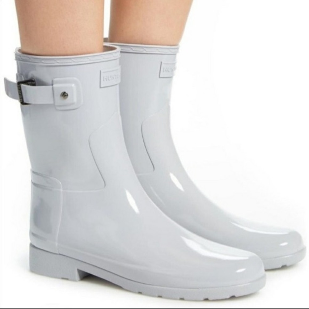 NWT HUNTER Original Refined Short Gloss Rain Boots